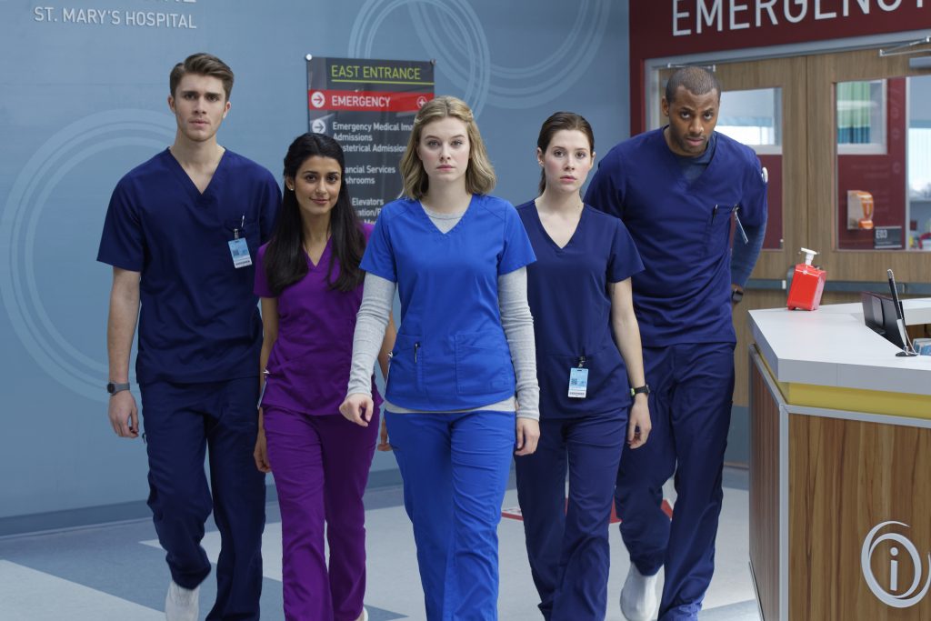 Les personnages principaux de la série Nurses: États de grâce
